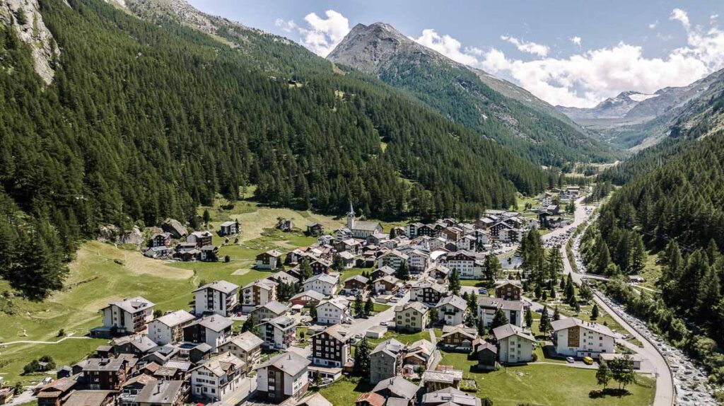 La valle di Saas in Svizzera