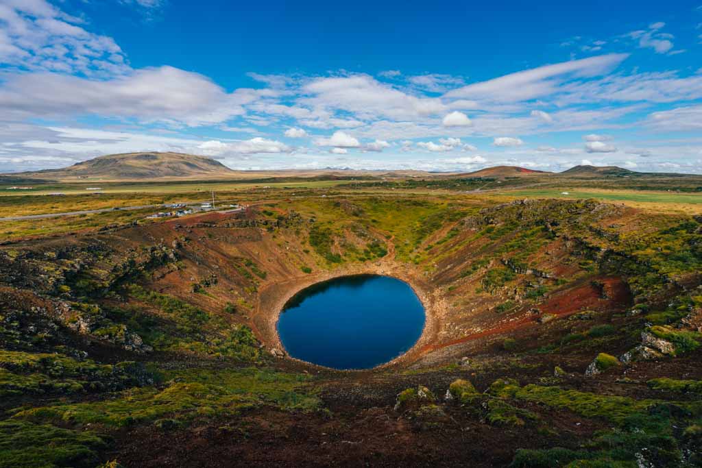 Il cratere vulcanico di  Kerið  