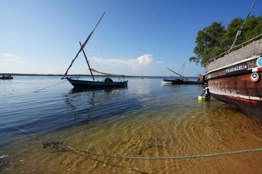 Watamu, navigazione lungo il Creek, Kenya