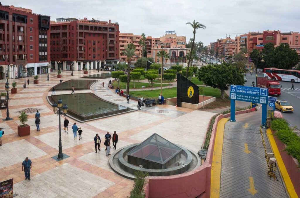 La Ville Nouvelle è la parte più nuova e moderna di Marrakech