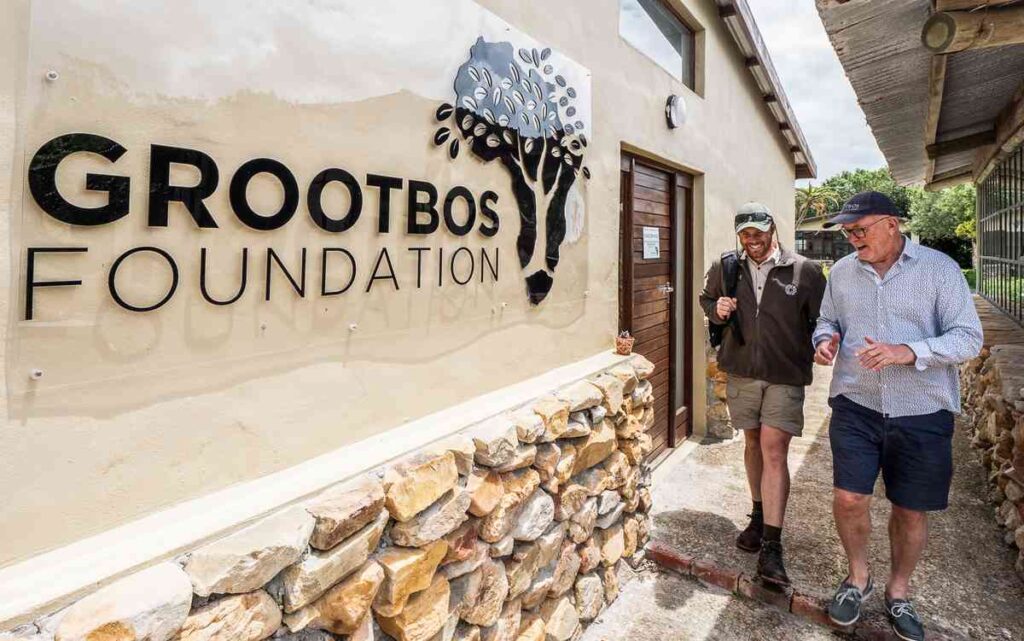 Michael Lutzeyer, il proprietario del Grootbus Nature Reserve