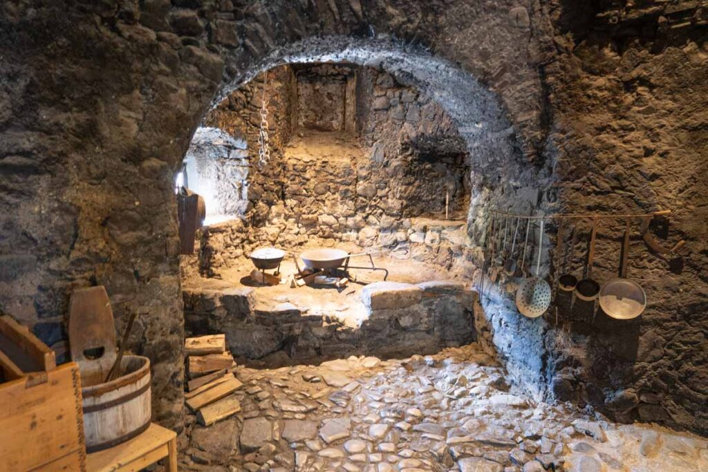 Una sala del Museo della Cultura Ladina