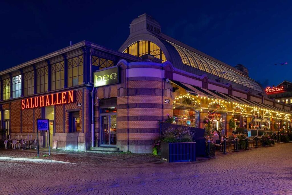 facciata del mercato di Kungstorget.