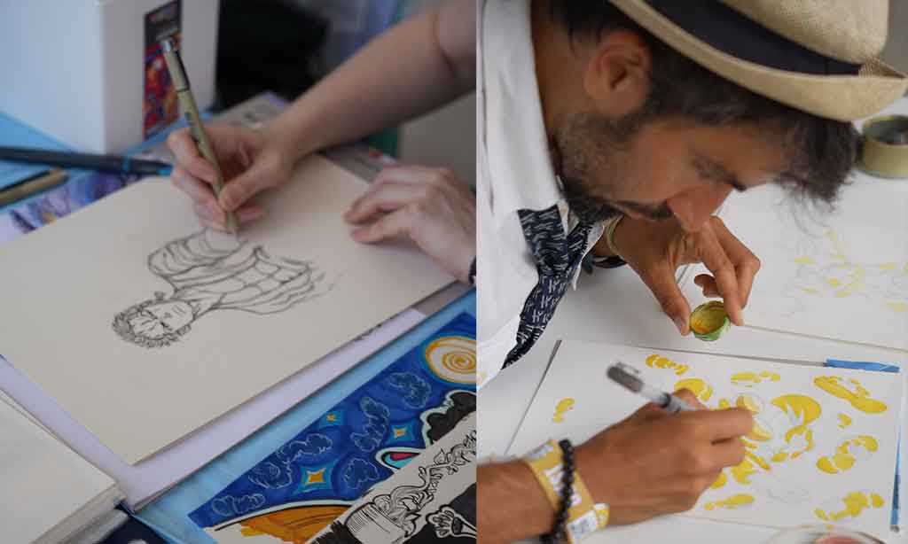 Artisti all'opera al Torino Comics 2026