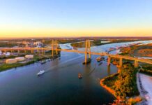 Passaporto per Alabama, Mississippi e Louisiana alabama-stati-uniti-mobile-ponte-sul-fiume