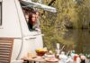 In camper con famiglia e bambini