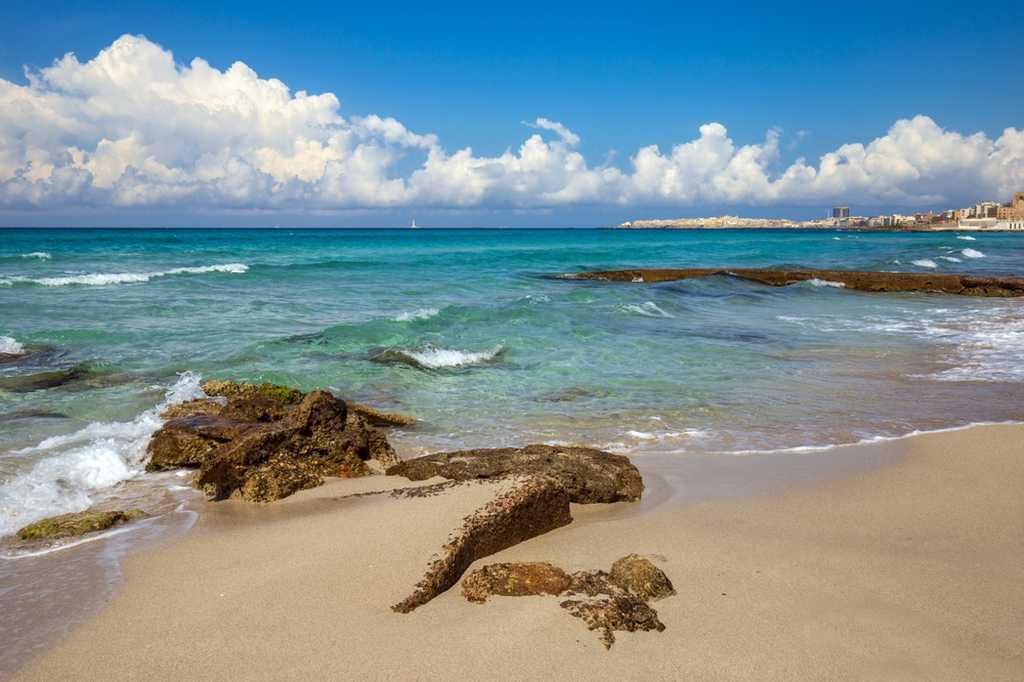 Una spiaggia di Gallipoli